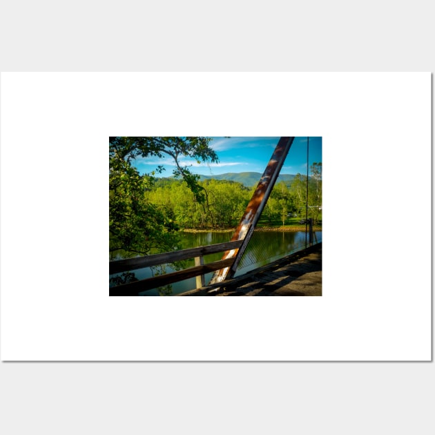 Dead Bridge Over A New River Wall Art by PaulLu